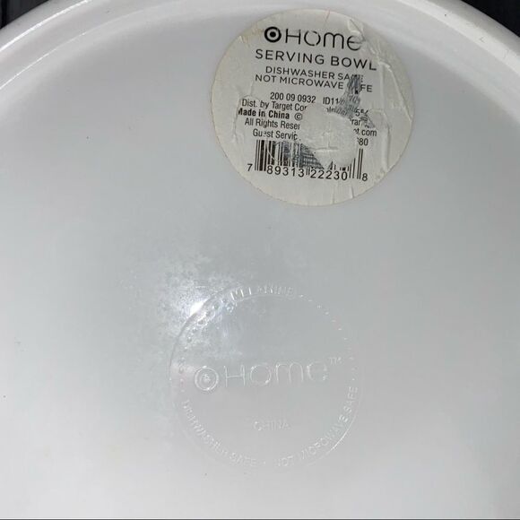 Home floral print hard plastic serving bowl and serving Tray with handles - Picture 4 of 7